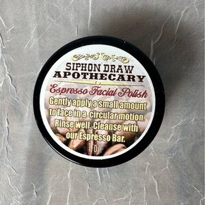 3/$20💥 Siphon Draw Apothecary Organic Fair Trade Espresso Facial Polish Non GMO